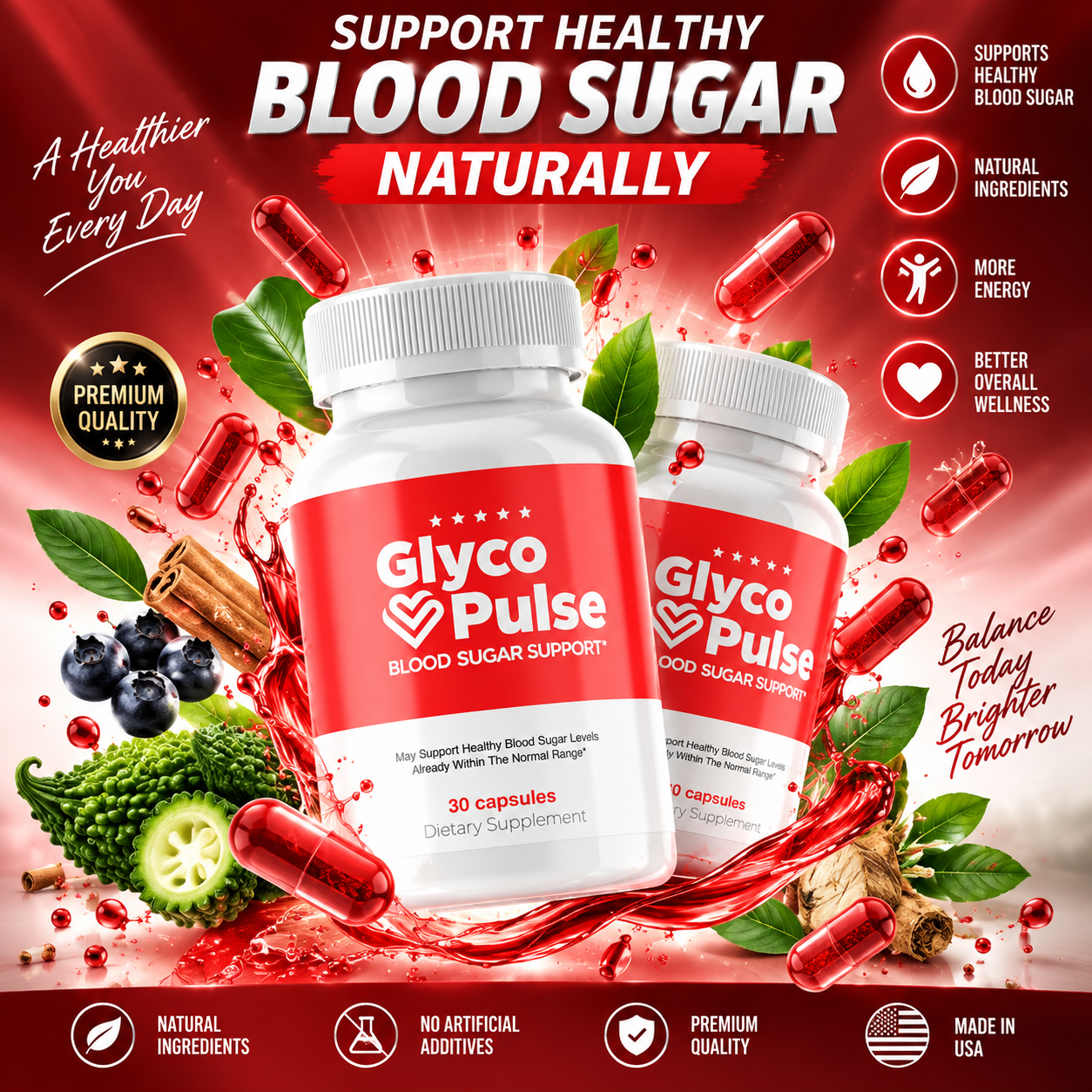 Healthy lifestyle and consistent energy
